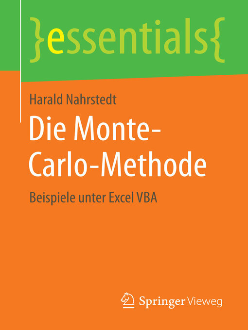 Title details for Die Monte-Carlo-Methode by Harald Nahrstedt - Available